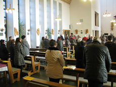 Palmsonntag in Heilig Kreuz